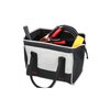 Additional Image 1 - a black and white bag with a handle