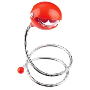 Additional Image 2 - a red and silver spiral object