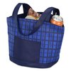 View Image 3 of 4 of Poly Pro Lunch-To-Go Cooler - Plaid - 24 hr