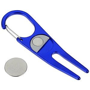 Additional Image 2 - a blue and silver golf ball cutter