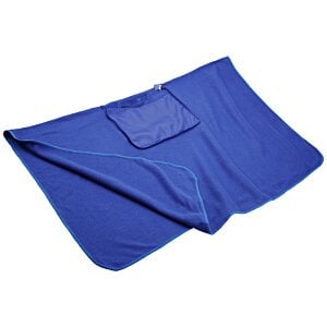 Additional Image 1 - a blue blanket on a white background