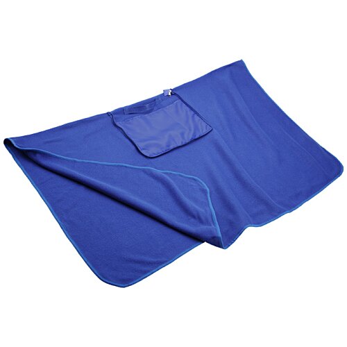 Additional Image 1 - a blue blanket on a white background