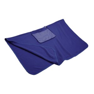 Additional Image 3 - a blue blanket on a white background