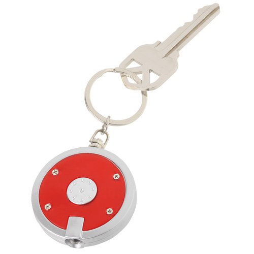 Additional Image 2 - a key chain with a red circle