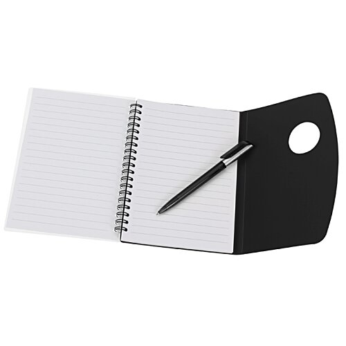 Additional Image 1 - a black pen on a white and black cutting board