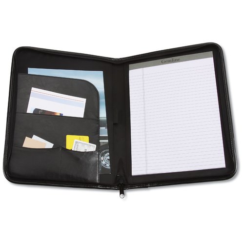 Additional Image 1 - a black folder with a white paper inside