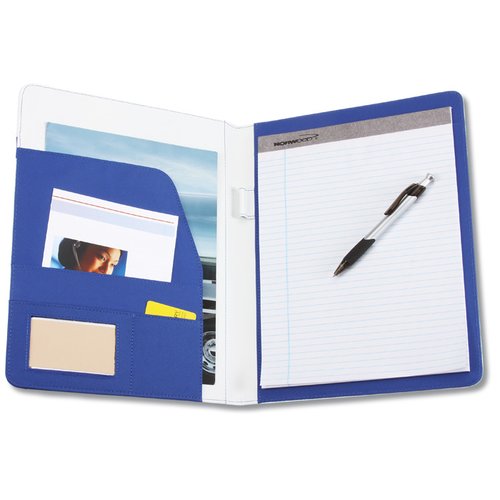 Additional Image 2 - a blue folder with a pen in it