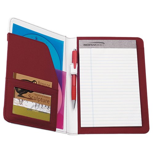 Additional Image 1 - a red folder with a white sheet