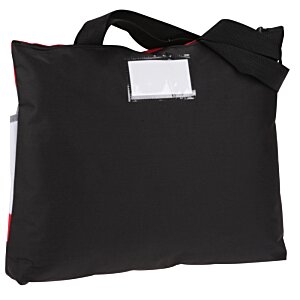 Additional Image 1 - a black bag with a white label