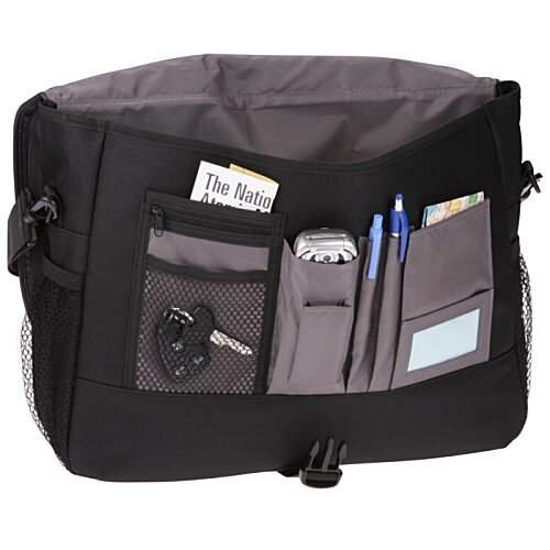 Additional Image 5 - a black bag with a few objects in it