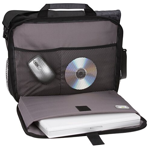 Additional Image 2 - a laptop bag with a cd in it
