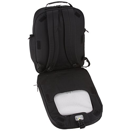 Additional Image 4 - a black bag with a white label