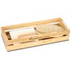 Additional Thumbnail Image 1 - a wooden box with a knife and a plate