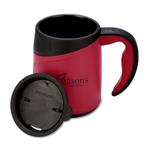 Additional Image 2 - a red and black coffee mug