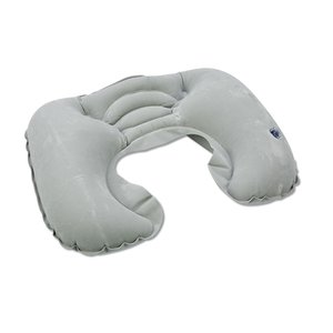 Additional Image 1 - a white neck pillow with a hole in the middle