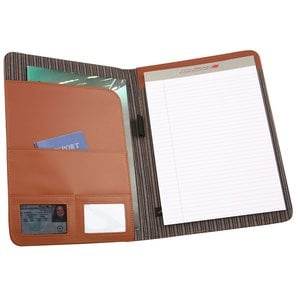 Additional Image 1 - a brown folder with a white cover