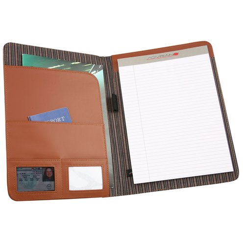 Additional Image 1 - a brown folder with a white cover