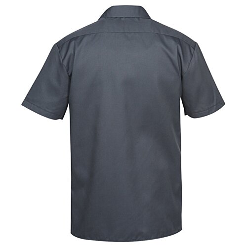 Additional Image 1 - a back view of a grey shirt