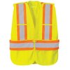 View Image 2 of 2 of 5-Point Vertical Stripe Tear Away Safety Vest - Embroidered