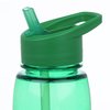 View Image 4 of 4 of Poly-Pure Slim Grip Bottle with Flip Straw Lid - 25 oz.