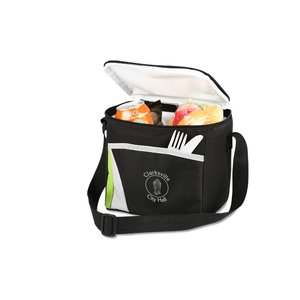 Additional Image 1 - a black bag with a clear lid