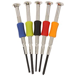 Additional Image 1 - a group of screwdrivers with different colored handles