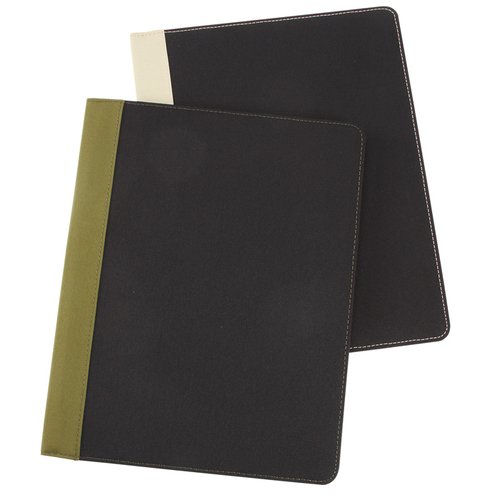 Additional Image 1 - a black rectangular object with a gold strip