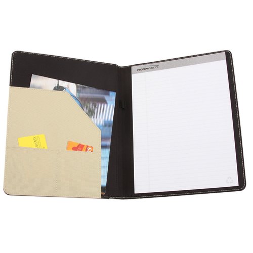 Additional Image 2 - a black folder with a white cover