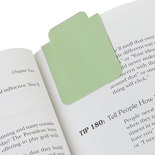 Additional Image 3 - a green bookmark on a book