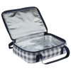 Additional Thumbnail Image 4 - a blue and white checkered lunch box