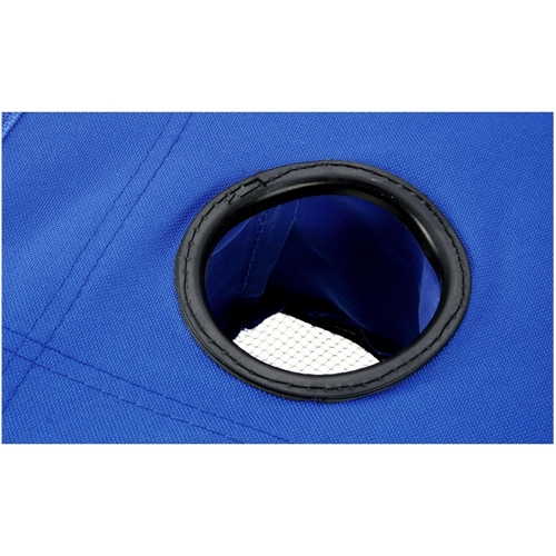 Additional Image 5 - a blue tent with a hole in it