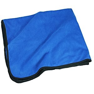 Additional Image 2 - a blue and black blanket