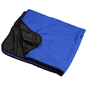 Additional Image 4 - a blue and black blanket