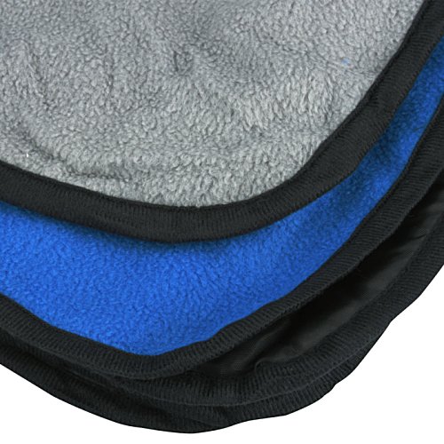 Additional Image 3 - a close up of a blue and black blanket