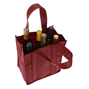 Additional Image 1 - a red bag with bottles in it