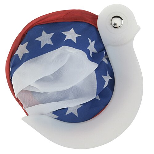 Additional Image 4 - a bird with a white object with stars and stripes