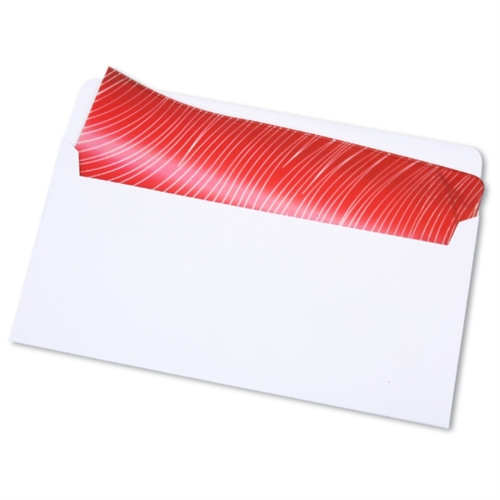Additional Image 4 - a white and red envelope
