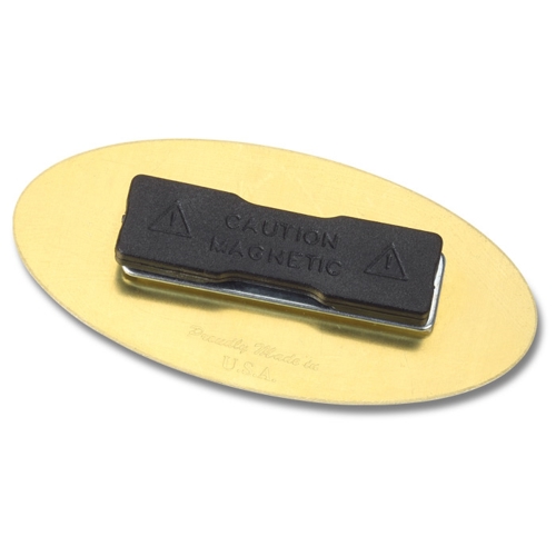 Additional Image 1 - a black eraser on a yellow oval