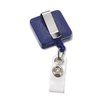View Image 2 of 4 of Economy Retractable Badge Holder - Square - Opaque