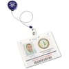 View Image 3 of 4 of Economy Retractable Badge Holder - Round - Opaque