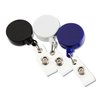 View Image 4 of 4 of Economy Retractable Badge Holder - Round - Opaque - 24 hr