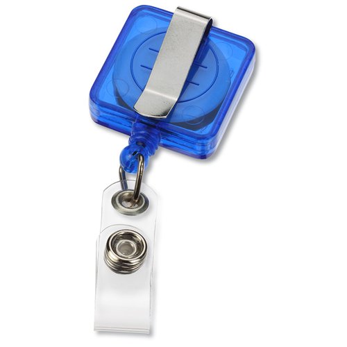 Additional Image 1 - a blue and white badge holder