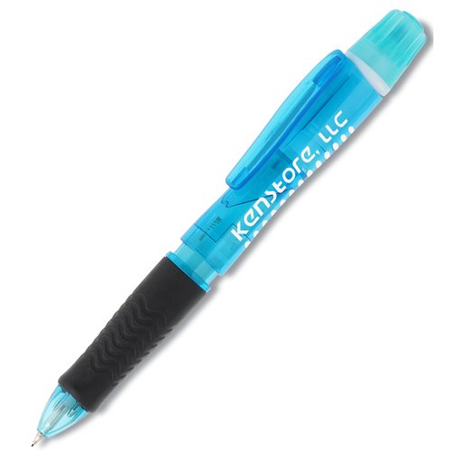 Additional Image 1 - a blue pen with a black cap