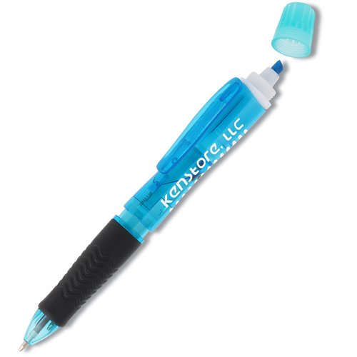 Additional Image 2 - a blue pen with a black cap