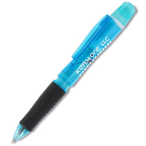 Additional Image 3 - a blue pen with a black cap