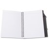 Additional Thumbnail Image 1 - a white notebook with a black band