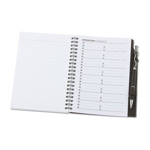 Additional Image 4 - a white notebook with a black handle