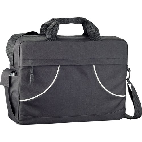 Additional Image 2 - a black bag with white pockets