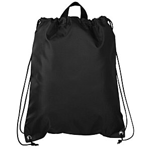 Additional Image 2 - an orange backpack with a black handle