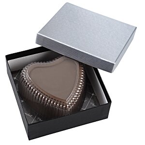 Additional Image 3 - a chocolate heart in a box